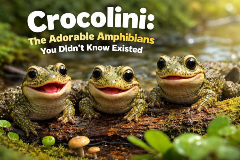 Crocolini: The Adorable Amphibians You Didn't Know Existed